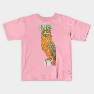 Pineapple Owl Kids T-Shirt